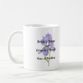 Triple Lila Iris Kaffeetasse (Links)