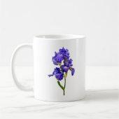 Triple Lila Iris Kaffeetasse (Links)