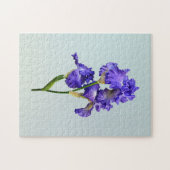 Triple Lila Iris Puzzle (Horizontal)