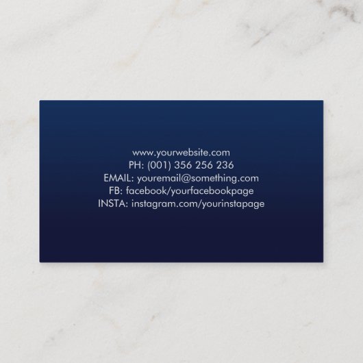 Triple Moon - Baum des Lebens - Mondstein und Perl Visitenkarte (Rückseite)