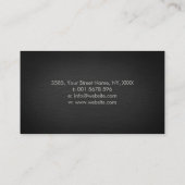 Triple Moon - Baum des Lebens Ornament Business Ca Visitenkarte (Rückseite)