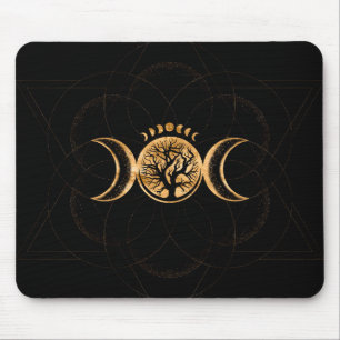 Triple Moon - Baum des Lebens Ornament Mousepad