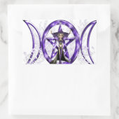 Triple Moon Elf Rechteckiger Aufkleber (Tasche)