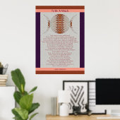 Triple Moon Fraktal Art Poster (Heimbüro)