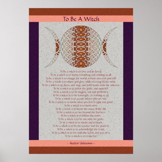 Triple Moon Fraktal Art Poster (Vorne)