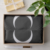 Triple Moon Geometry Pentagram Wicca Geburtstag Seidenpapier (Geschenk)