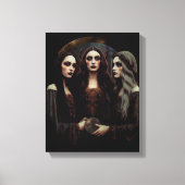 Triple Moon Goddess Leinwanddruck (Vorderseite)
