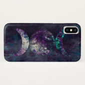 Triple Moon Goddess Luna Universe Case-Mate iPhone Hülle (Rückseite (Horizontal))