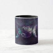 Triple Moon Goddess Luna Universe Custom Tasse (Zentrum)