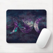 Triple Moon Goddess Luna Universe Mousepad (Mit Mouse)