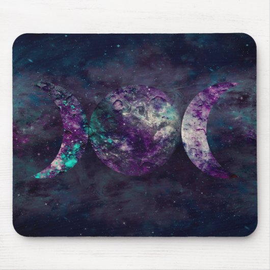Triple Moon Goddess Luna Universe Mousepad (Vorne)