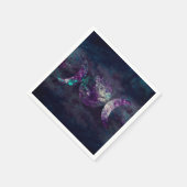 Triple Moon Goddess Luna Universe Party Serviette (Ecke)
