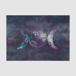 Triple Moon Goddess Luna Universum Party Verpackun Seidenpapier