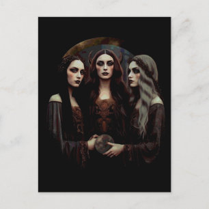 Triple Moon Goddess Postkarte