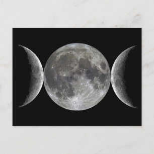 Triple Moon Goddess Postkarte