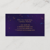 Triple Moon - Golden Spiral Ornament Visitenkarte (Rückseite)