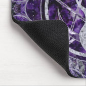 Triple Moon - Göttin - Amethyst und Silber Mousepad (Ecke)