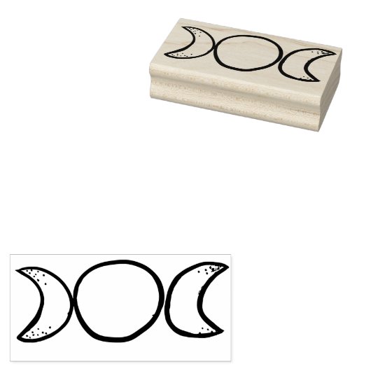 Triple Moon Gummistempel (Stempel)