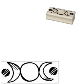 Triple Moon Gummistempel (Stempel)