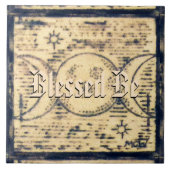 Triple Moon Illus. Uraltes Altar-Tile Fliese (Vorderseite)