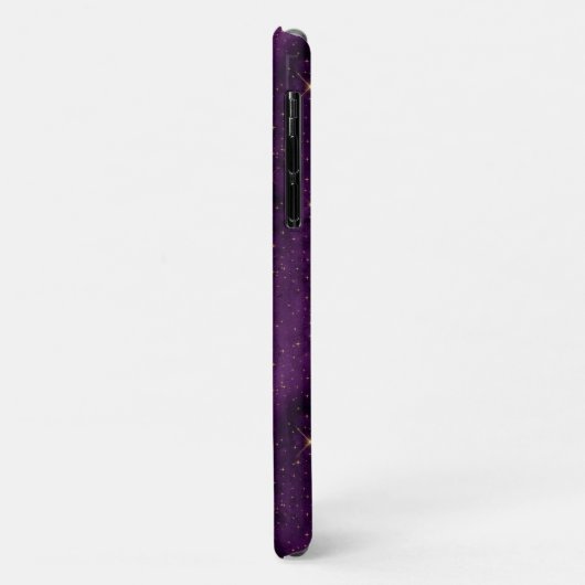 Triple Moon Lila Starry Sky Personalisiert Case-Mate iPhone Hülle (Hinten/Links)