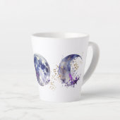 Triple Moon Lila und Gold Milchtasse (Rechte Ecke)