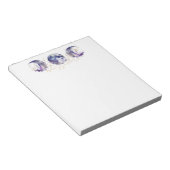 Triple Moon Lila und Gold Notizblock (angewinkelt)