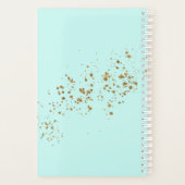 Triple Moon Lila und Gold Planer (Rückseite)