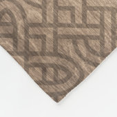 Triple Moon mit Pentagram und Baum Fleecedecke (Ecke)