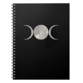 Triple Moon Notebook Notizblock (Vorderseite)