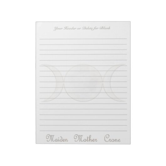 Triple Moon Notizblock (Rotiert)