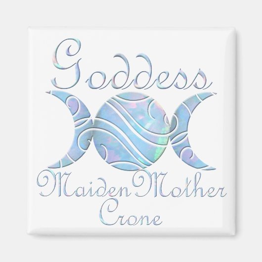 Triple Moon Opal Goddess Magnet (Vorne)