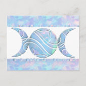Triple Moon Opal Postkarte (Vorderseite)
