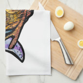 Triple Moon Owl Geschirrtuch (Viertel Falte)