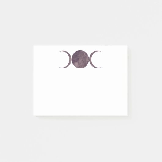 Triple Moon Post-it-Notizen Post-it Klebezettel (Vorderseite)