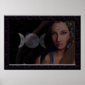 Triple Moon Print Poster (Vorne)