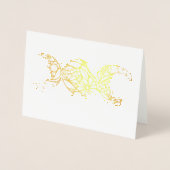 Triple Moon Symbol Bloom Folienkarte (Vorderseite)