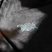 Triple Moon Symbol Garden Bloom Gummistempel