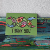 Triple Moon Symbol Garden Bloom Karte