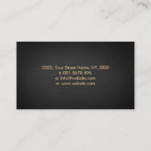 Triple Moon - Tree of life Ornament Visitenkarte (Rückseite)