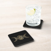 Triple Moon Tree of Life Triquetra Getränkeuntersetzer (Rechte Seite)