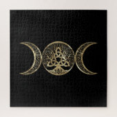 Triple Moon Tree of Life Triquetra Puzzle (Vertikal)