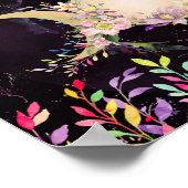 Triple Moon - Triple Goddess - Aquarell Poster (Ecke)