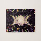 Triple Moon - Triple Goddess - Aquarell Puzzle (Horizontal)