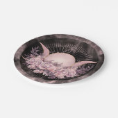 Triple Moon - Triple Goddess - Gentle Floral Pappteller (Schrägansicht)