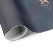 Triple Moon - Triple Goddess Gold und Purple Geschenkpapier (Rolleneckpunkt)