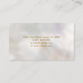 Triple Moon - Triple Goddess Golden Ornament Busi Visitenkarte (Rückseite)