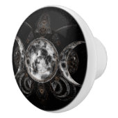 Triple Moon - Triple Goddess Keramikknauf (Rechts)