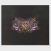 Triple Moon - Triple Goddess - Mitternachtsschimme Geschenkpapier (Flach)