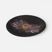 Triple Moon - Triple Goddess - Mitternachtsschimme Pappteller (Schrägansicht)